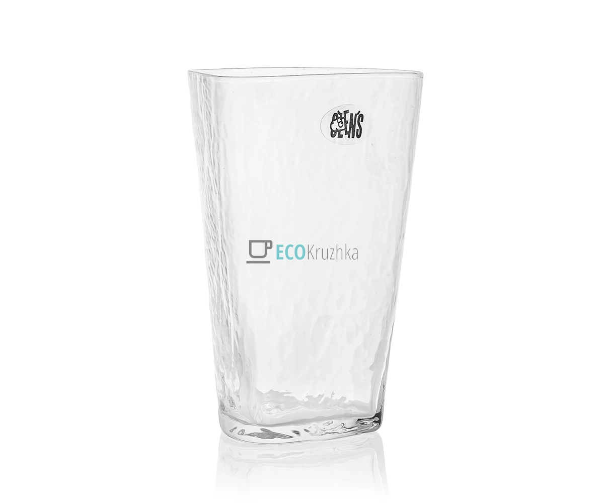 Склянка 500мл  "Прозорий трайангел" (TR005-1)