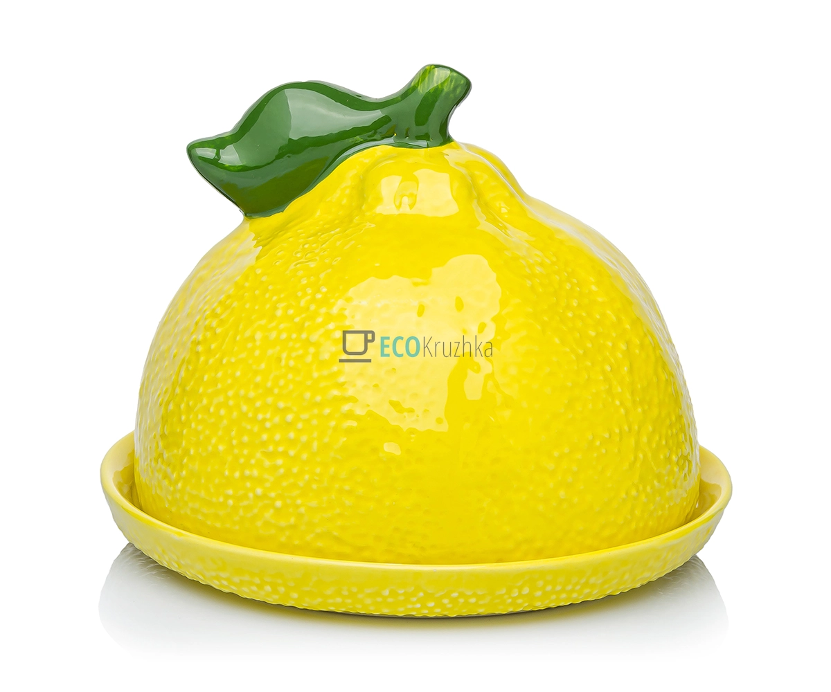 Масляна керамічна Lemon 17 х14 см Жовтий (928-070)