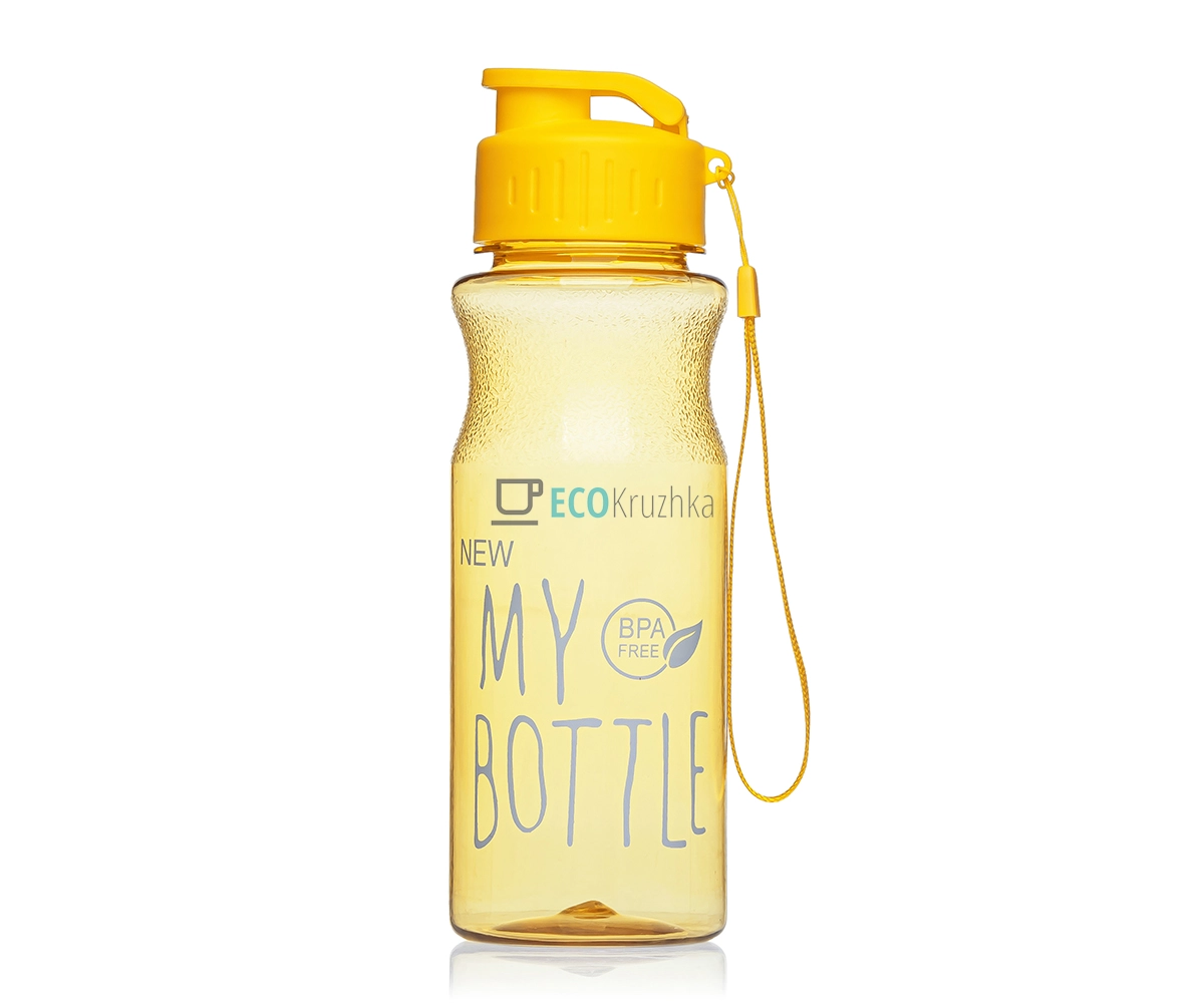 Пляшка для води My bottle 550 мл Жовтий EK14324