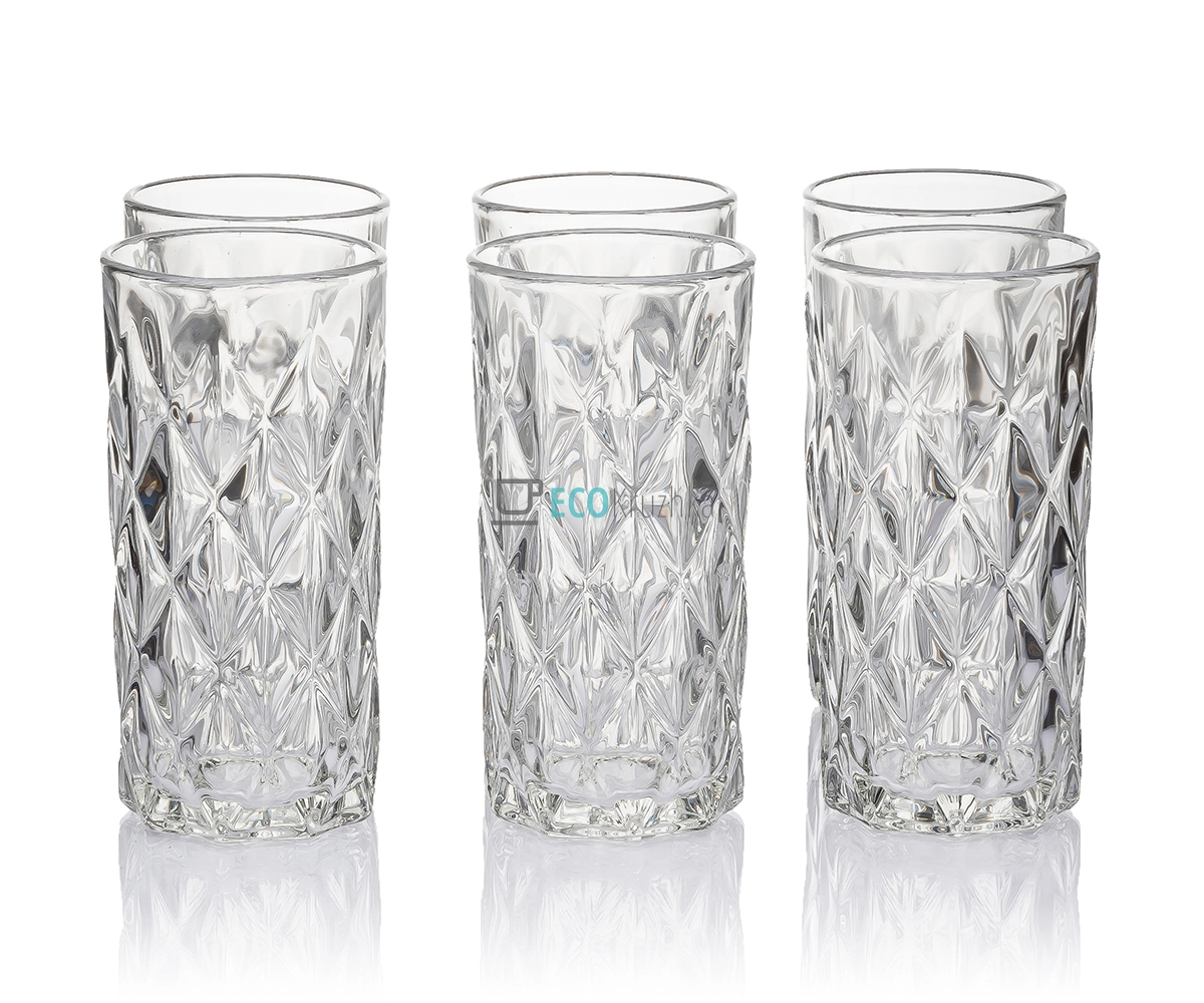 Набір склянок 6шт Glassware 350мл Прозорий EK12013