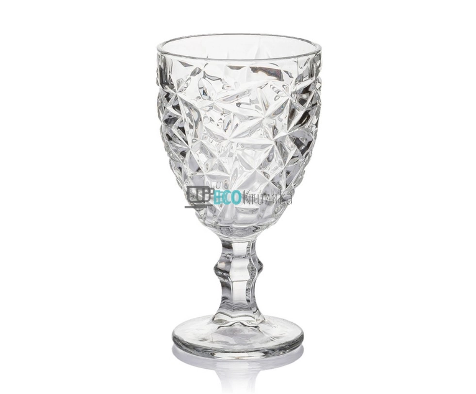 УЦІНКА КЕЛИХ ДЛЯ ВИНА ЗІ СКЛА GLASSWARE 350МЛ ПРОЗОРИЙ