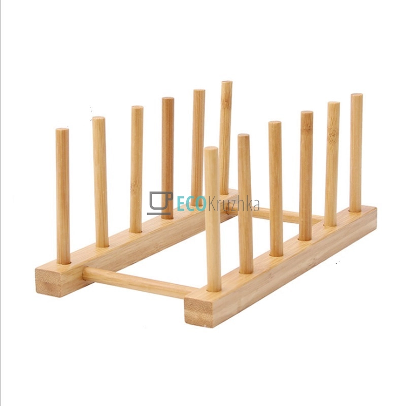Підставка під 5 тарілки, кришки бамбукова 24 см (R88024)