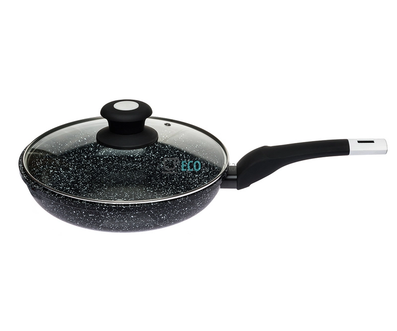 Сковорідка з кришкою з антипригарним покриттям 24 см. Edenberg EB-4124