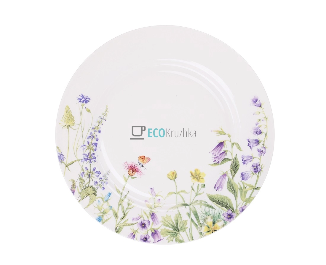 Тарілка порцелянова обідня D27см Floral (K025)