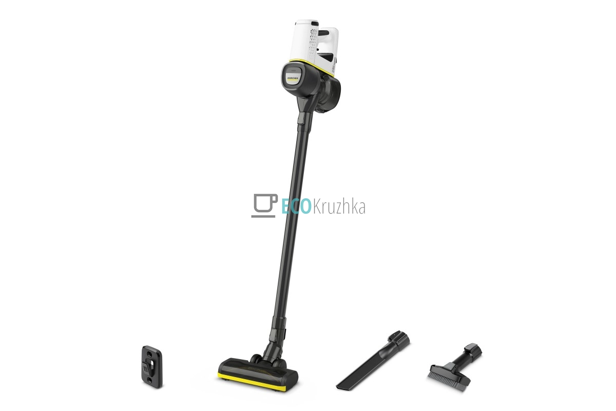 Karcher Пилосос безпровідний VC 4 Cordless myHome, конт пил -0.65л, автон. робота до 30хв, вага-2.4кг