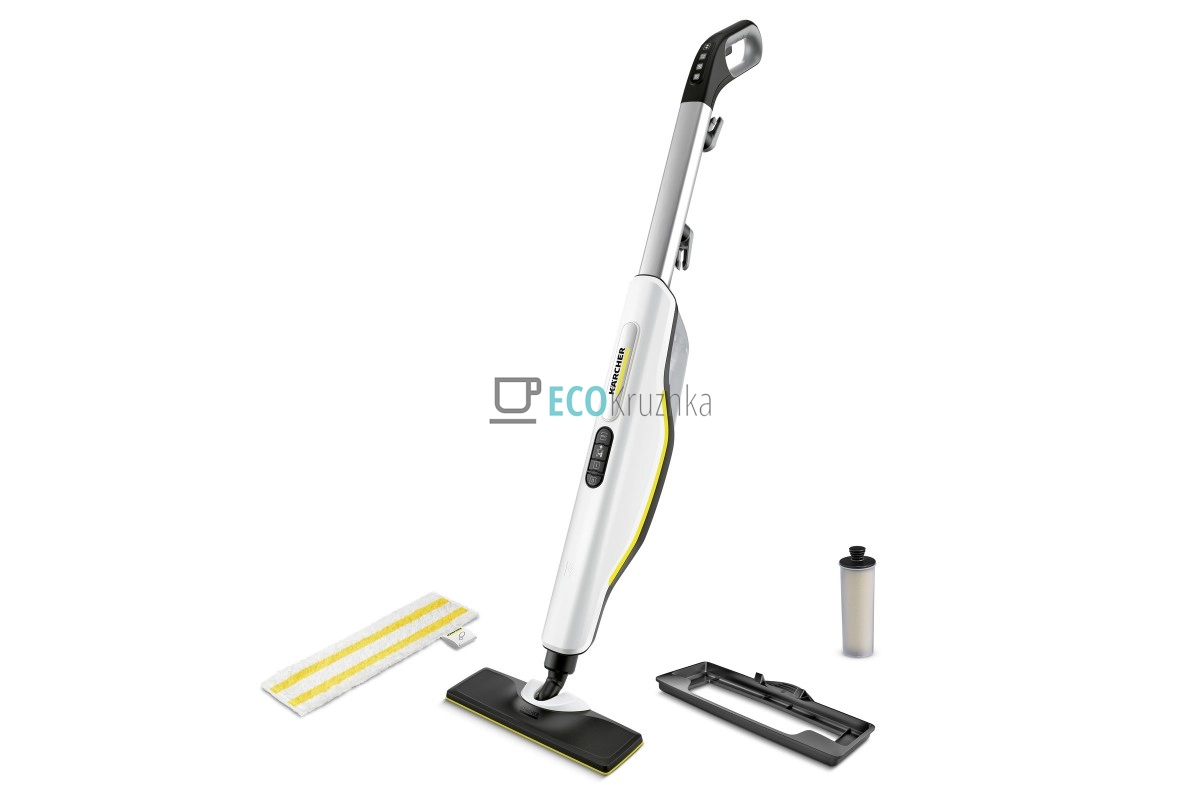 Karcher Пароочисник SC 3 Upright, 1900Вт, 1000мл, 3.5Бар, (парова швабра), білий