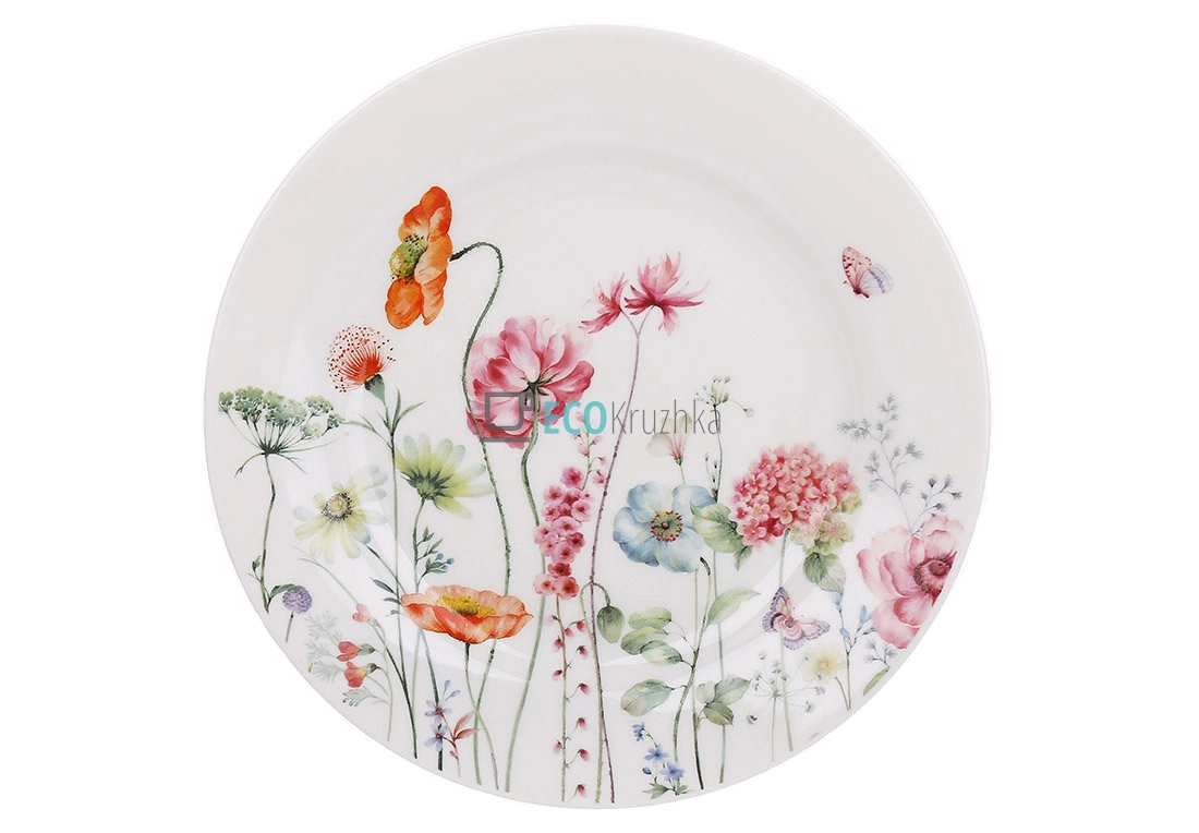 Порцелянова десертна тарілка Bonadi Flower Garden D19 см (K048)