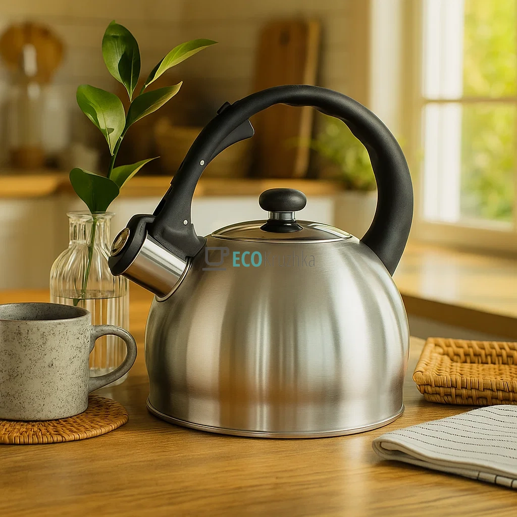 Чайник із нержавіючої сталі зі свистком 2 л Edenberg EB-1920
