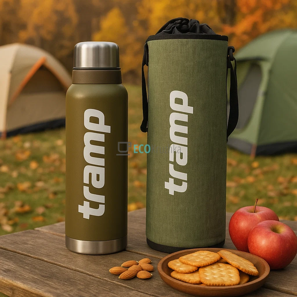Термочохол для термоса Tramp 1600 мл Оливковий TRA-292-olive-melange