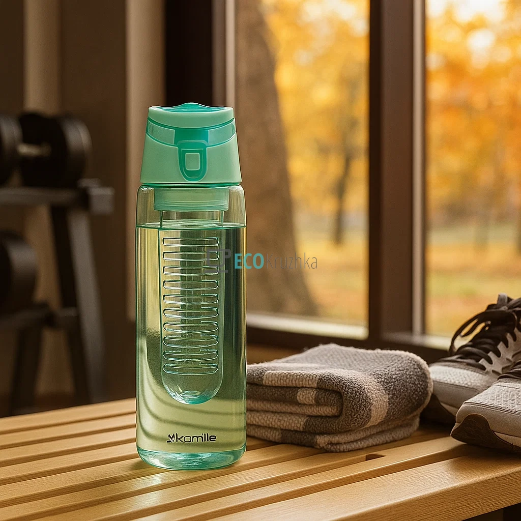 Спортивна пляшка для води Kamille 660 мл EK5619