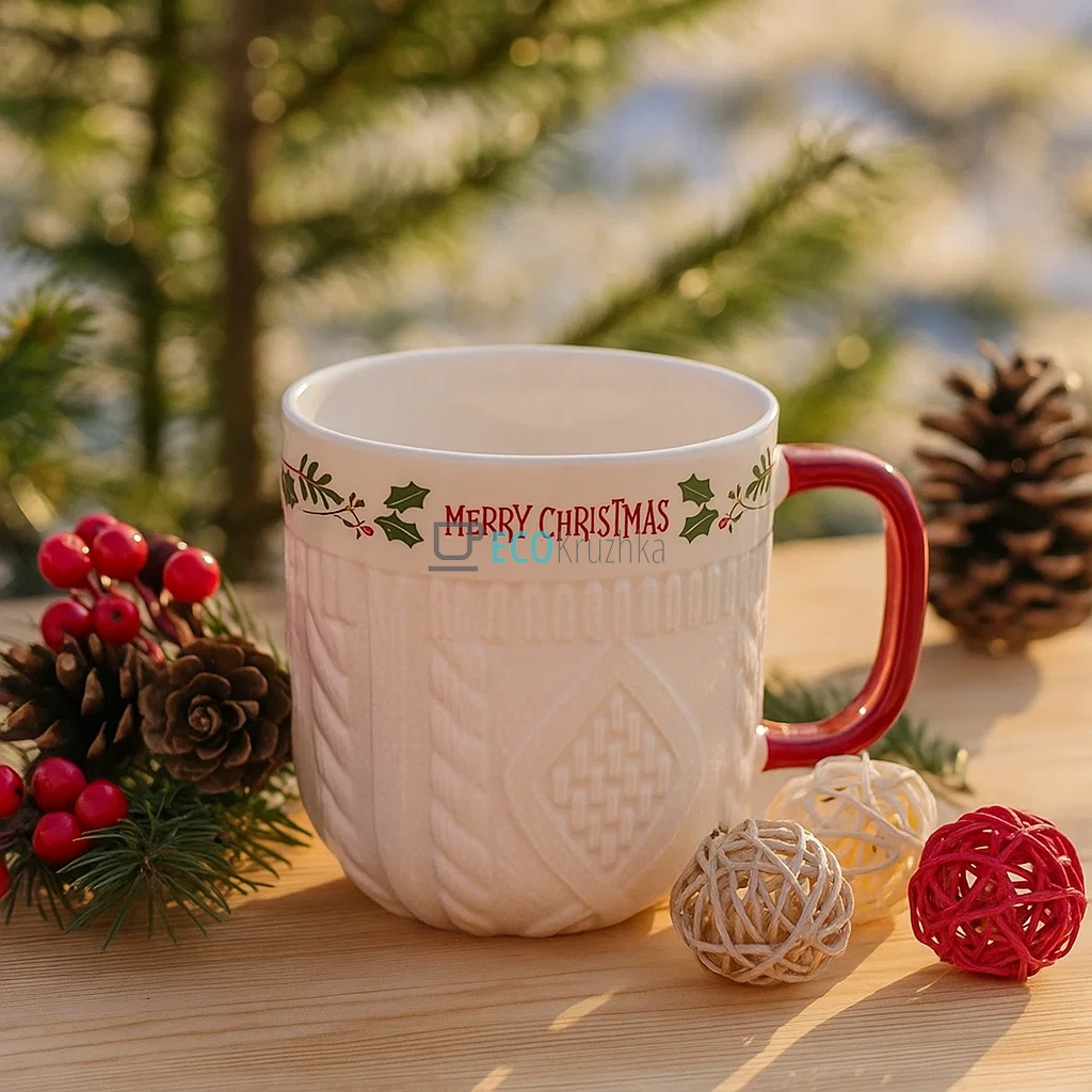 Порцеляновий кухоль "Happy Holidays" з в