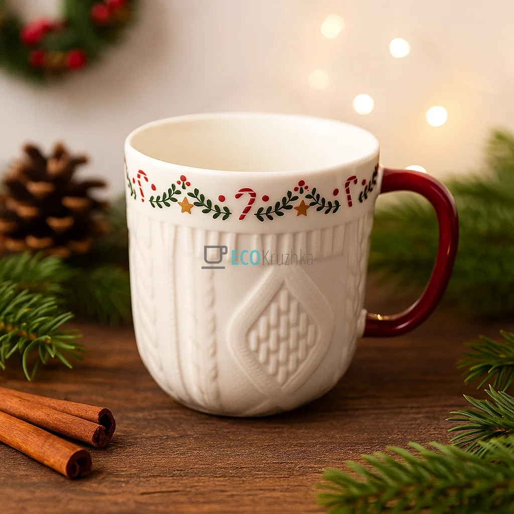Порцеляновий кухоль "Happy Holidays" з в
