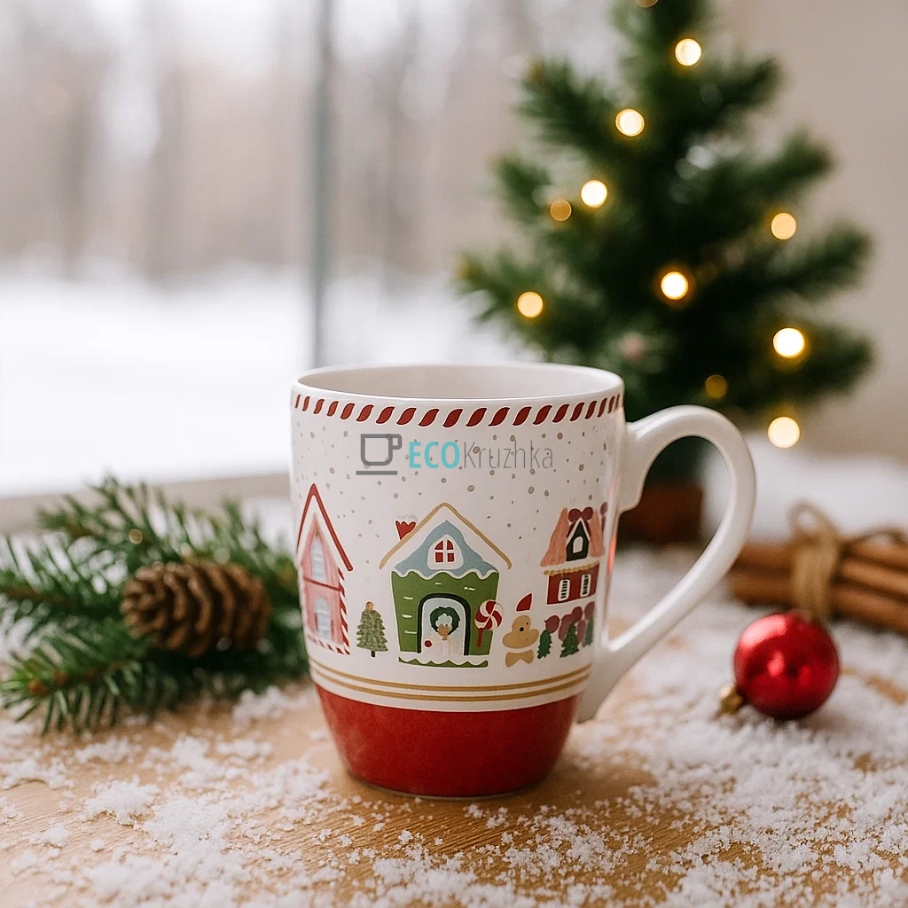 Чашка фарфор 400 мл Christmas (311-101-3)