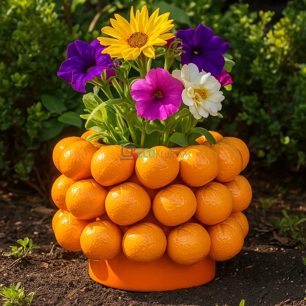 Ваза порцелянова Orange Мандарин D26 х 20см (457-334) Ваза порцелянова Orange Мандарин D26 х 20см (457-334)