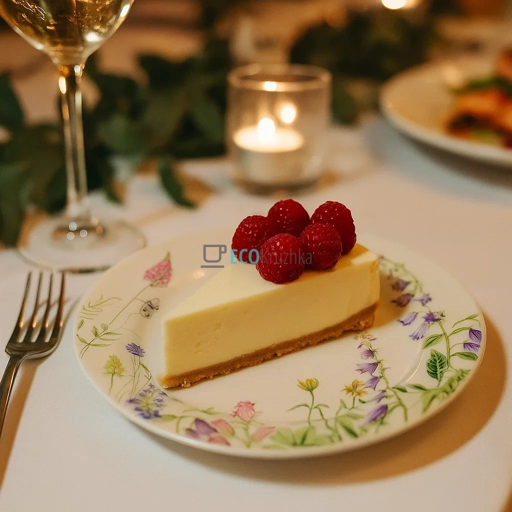 Тарілка порцелянова десертна D19 см Floral (K023)