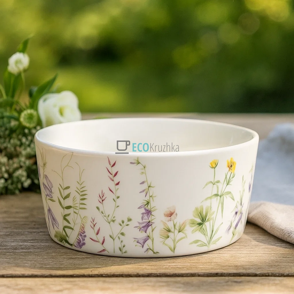 Салатник порцеляновий D15 х 7.5см Floral (K028)