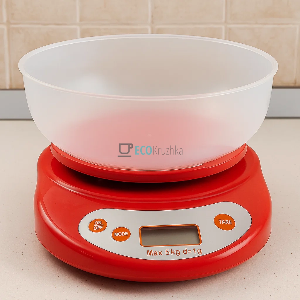 Ваги кухонні до 5 кг Edenberg Червоний EB-75821