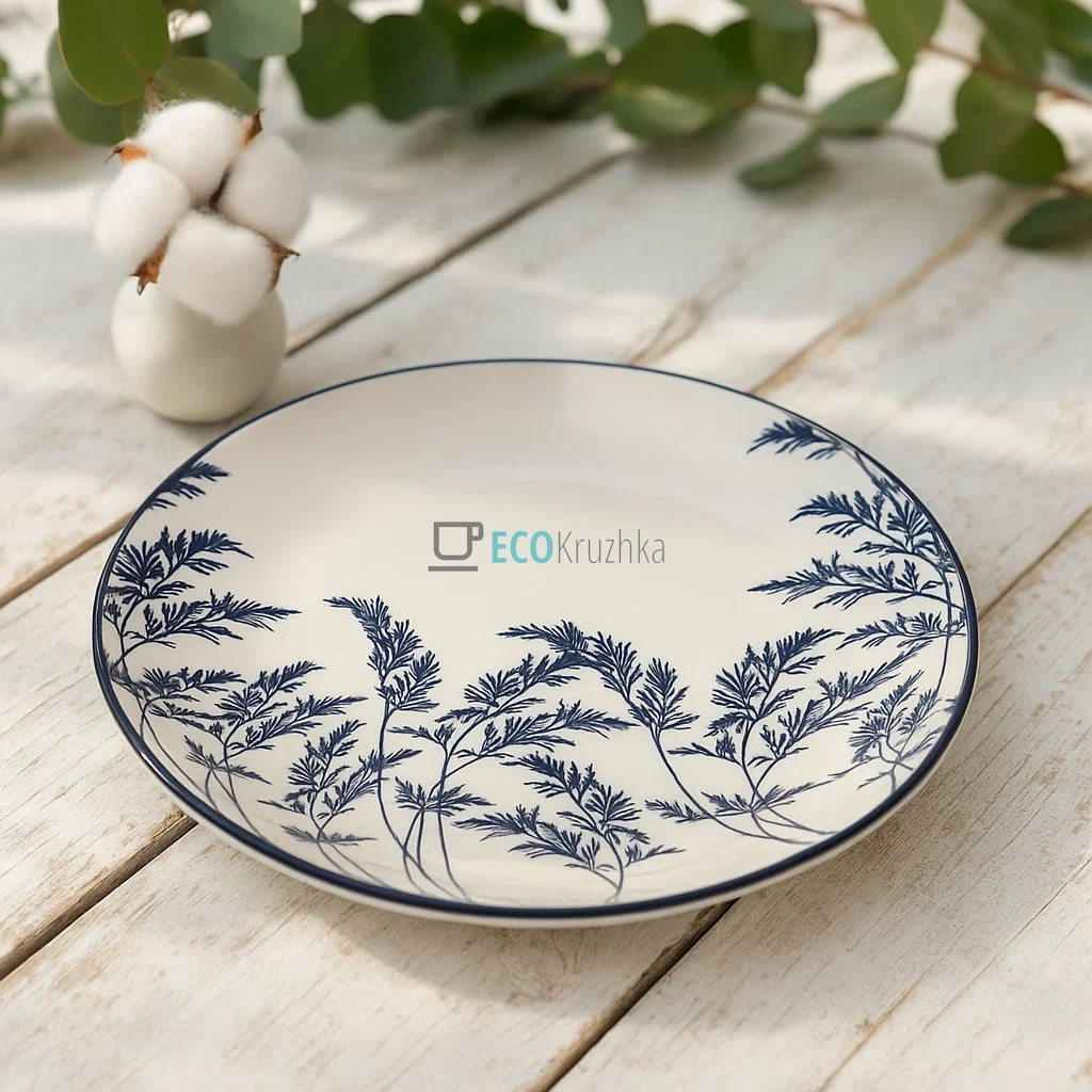 Тарілка фарфорова 20 см Соломія (CLW-17-№8) Тарілка фарфорова 20 см Соломія (CLW-17-№8)