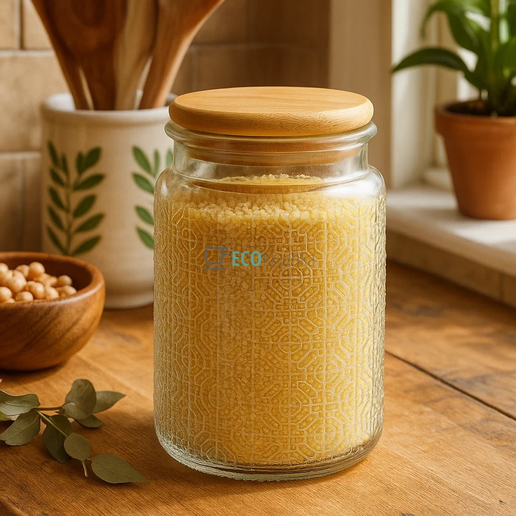 Скляна банка для сипучих продуктів з бамбуковою кришкою, 700 мл, рельєфний дизайн (TS23018B) Скляна банка для сипучих продуктів з бамбуковою кришкою, 700 мл, рельєфний дизайн (TS23018B)