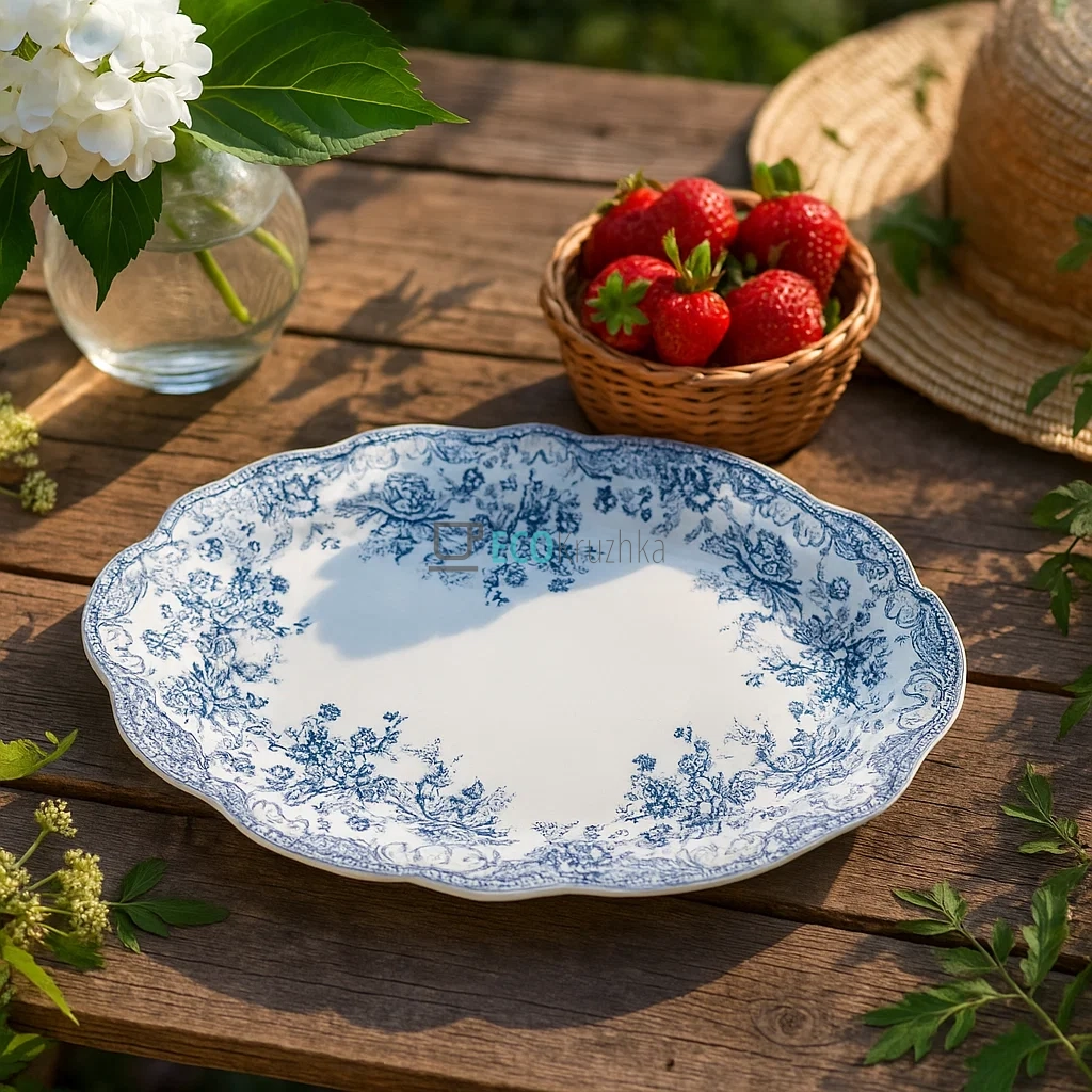 Порцелянове овальне блюдо 30,5×20,5 см 