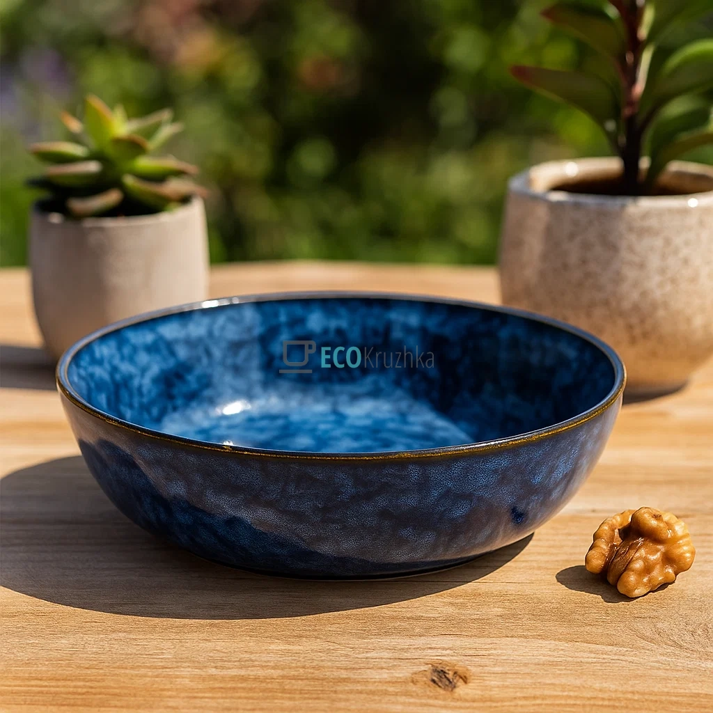 Салатник керамічний Casual D20см, Синій (344-224)