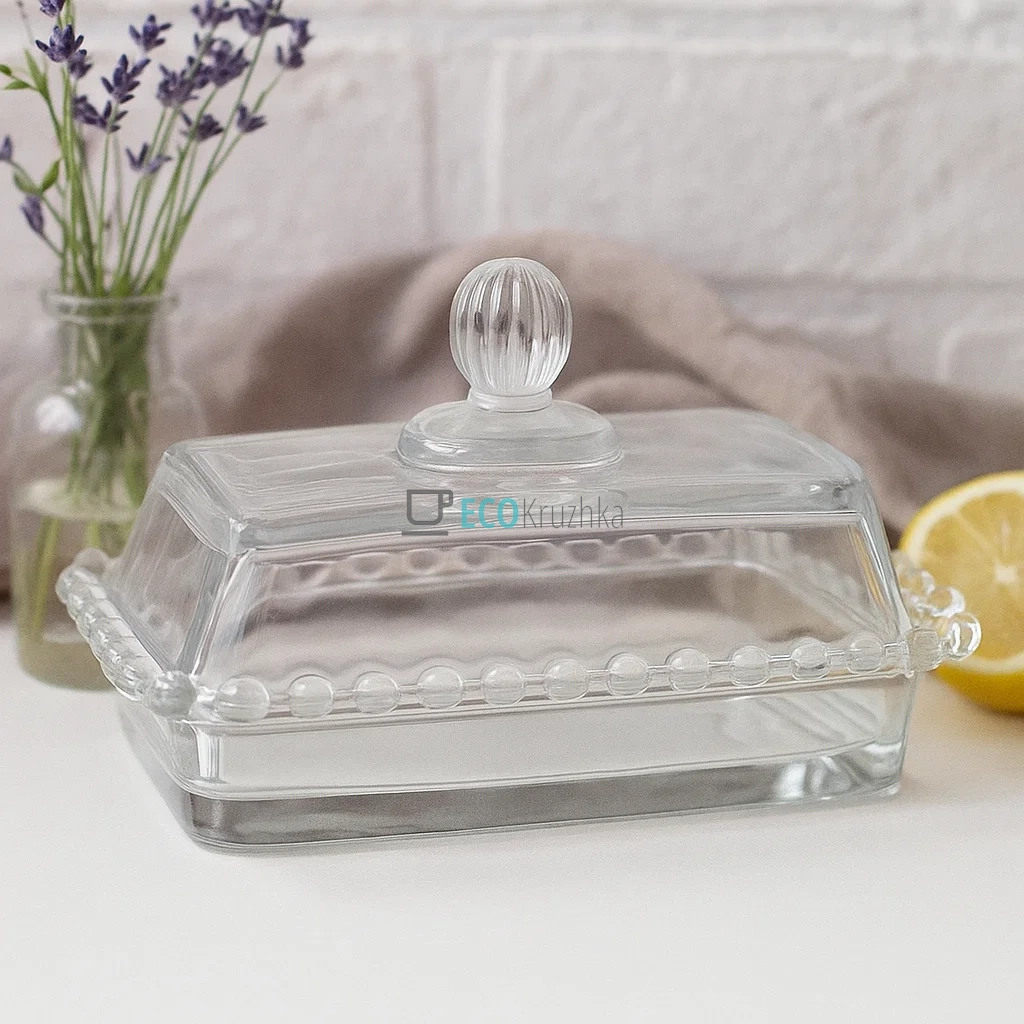 Маслянка скляна Bauble 16.8х10.5х9.5 см (992-013) Маслянка скляна Bauble 16.8х10.5х9.5 см (992-013)