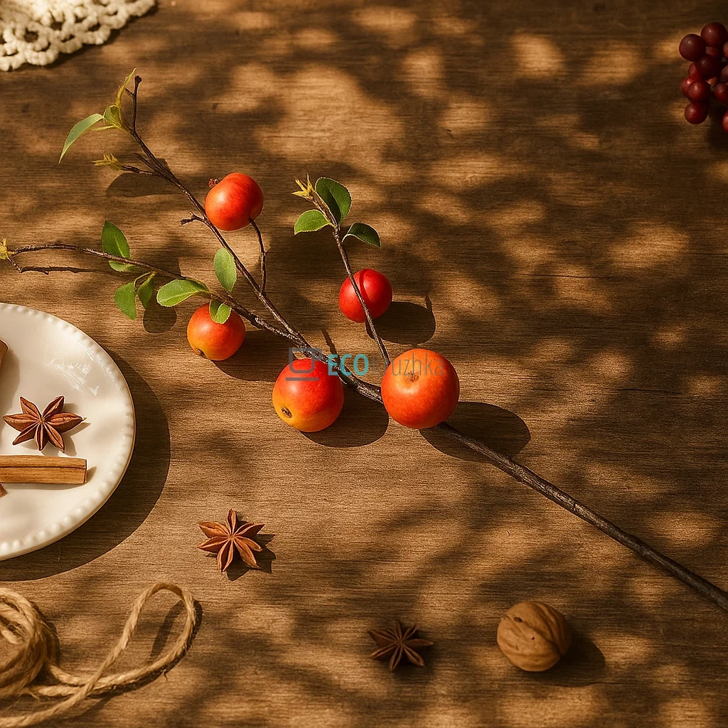 Гілка Яблуні декоративна, 73 см (арт. 119-005) Гілка Яблуні декоративна, 73 см (арт. 119-005)