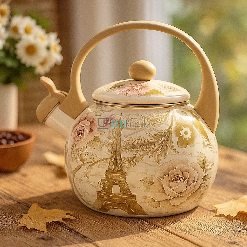 Чайник Емальований 2.2л із свистком Edenberg EB-1745-3