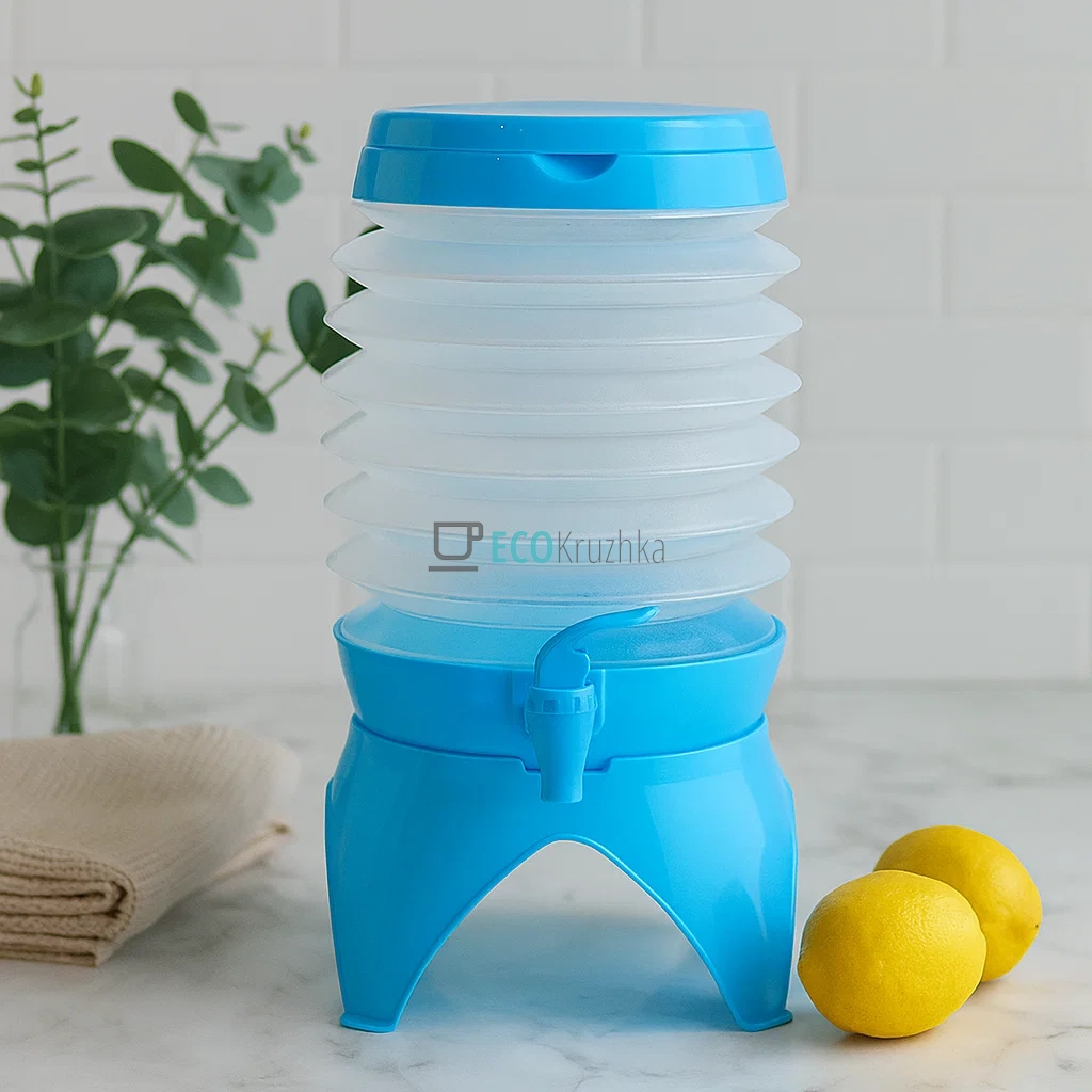 Портативний лимонадник-диспенсер 5,5л з краном для води і напоїв (EB-18426) Портативний лимонадник-диспенсер 5,5л з краном для води і напоїв (EB-18426)