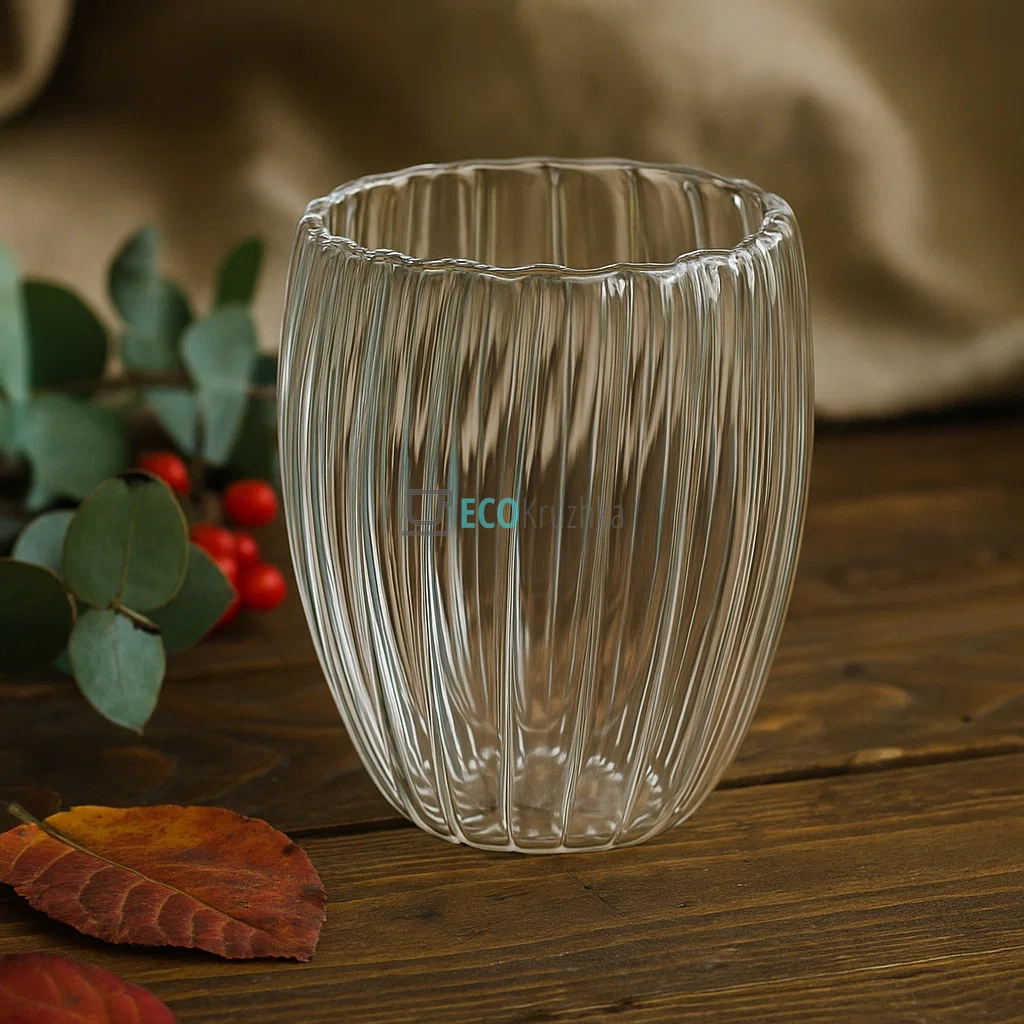 Стакан Iceberg з подвійними стінками, 350 мл, боросилікат – Стиль і тепло Прозора (777-4) Стакан Iceberg з подвійними стінками, 350 мл, боросилікат – Стиль і тепло Прозора (777-4)