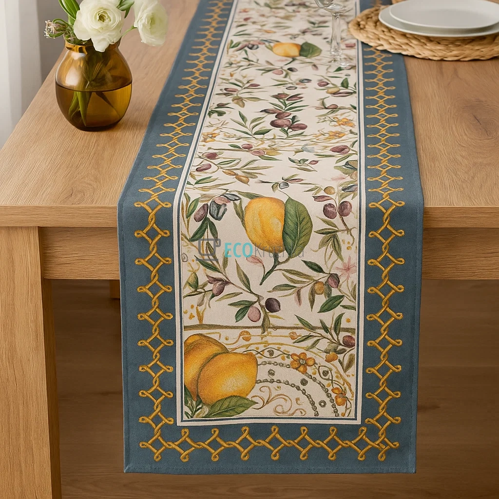 Ранер гобеленовий на стіл Лимони 45 х 140 см (041-45LIMA) Ранер гобеленовий на стіл Лимони 45 х 140 см (041-45LIMA)