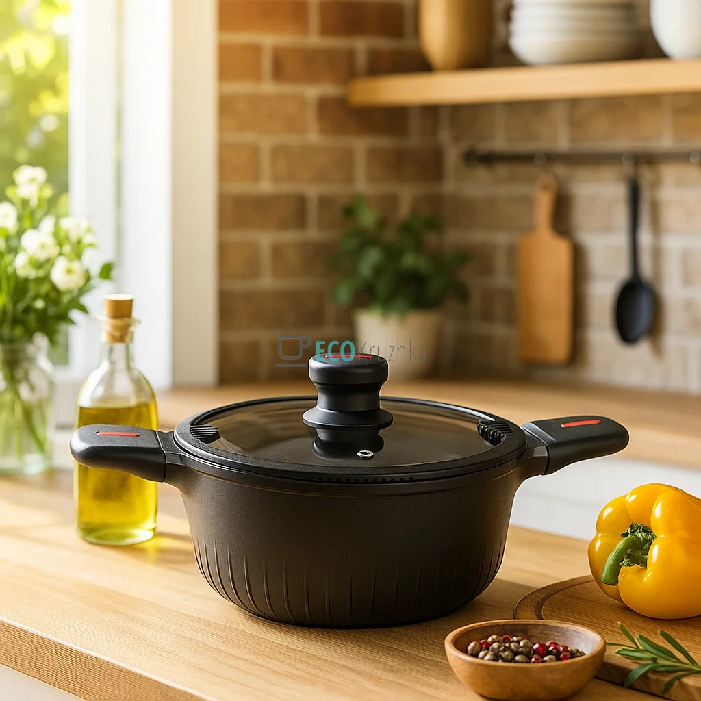 Каструля 5 л Magio Лита антипригарна  24см (MG-1171)