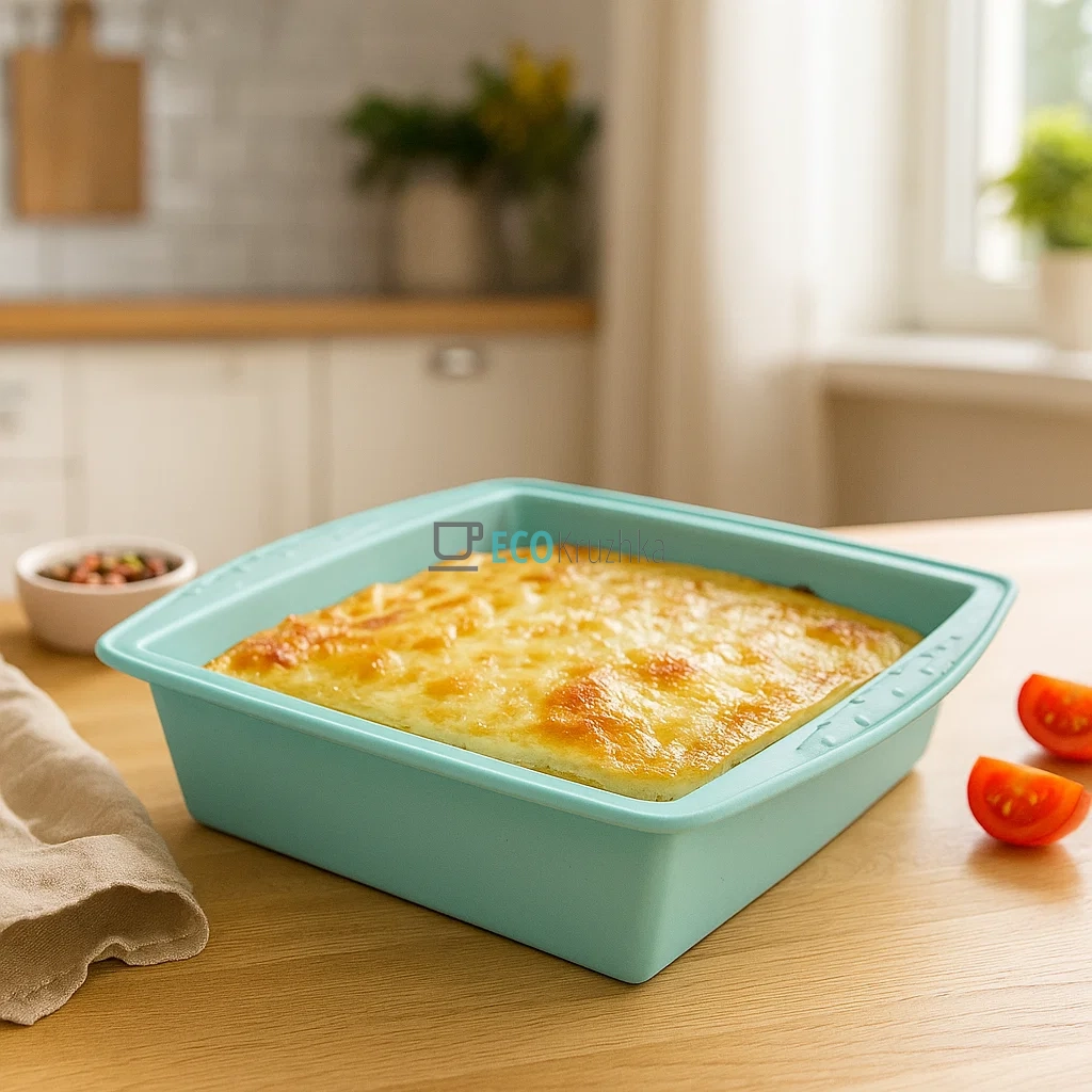 Форма для випікання Ardesto Tasty baking 26*25*6 см прямок. блакитний, силікон (AR2321T)