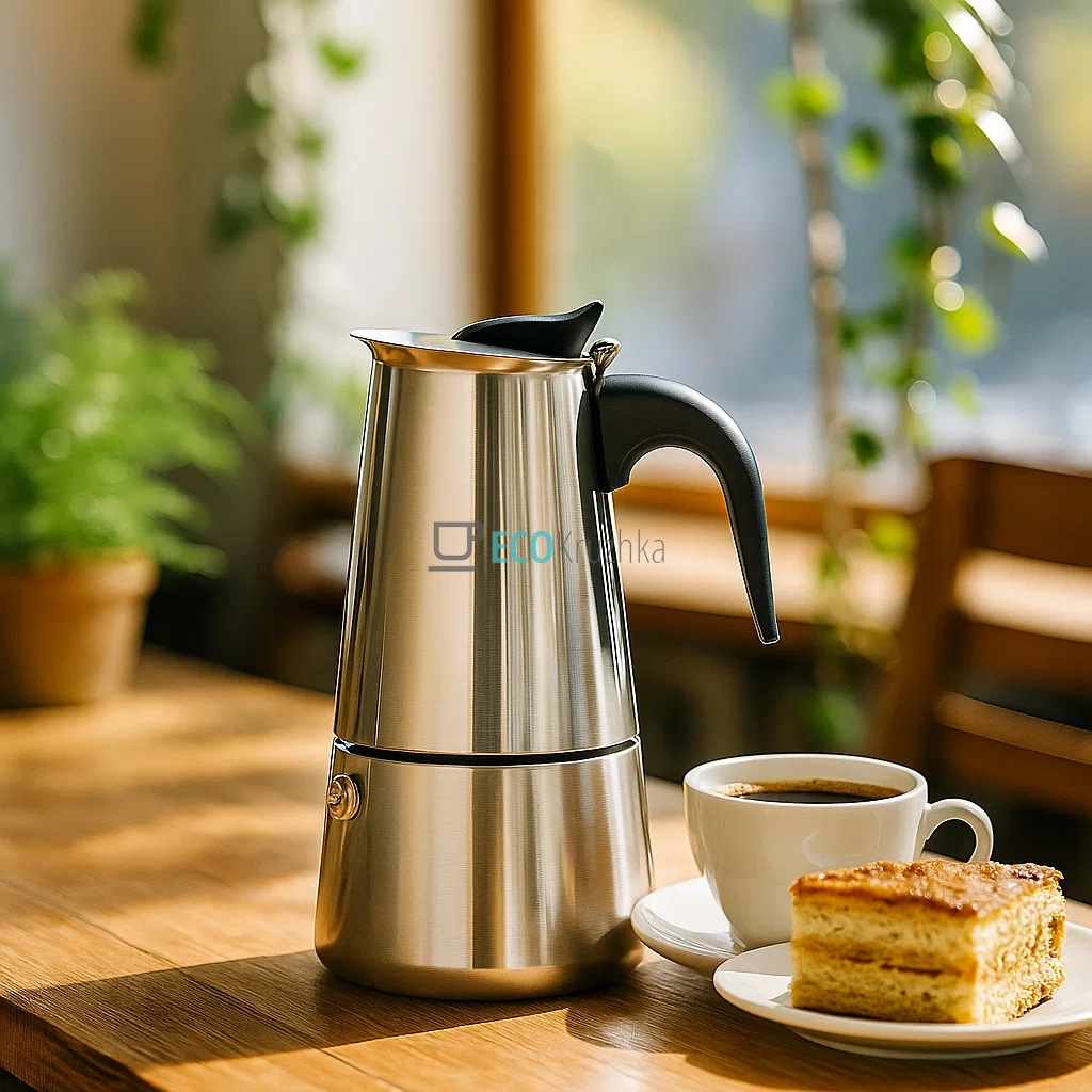 Гейзерна кавоварка 4 чашки Interos PD1-400