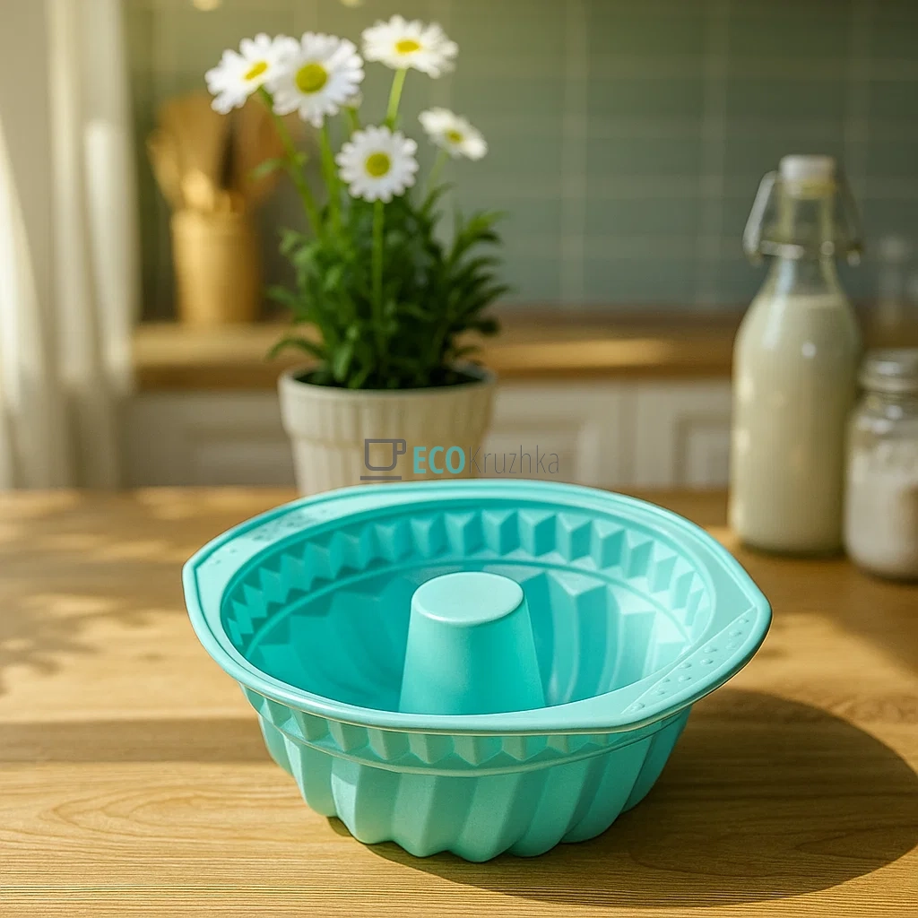 Форма для випікання кексу Ardesto Tasty baking, блакитний, силікон (AR2319T)