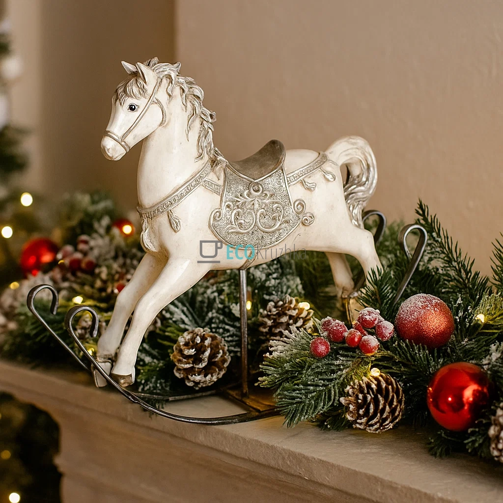 Декоративна статуетка «Конячка‑гойдалка» 25 см (218-915) Декоративна статуетка «Конячка‑гойдалка» 25 см (218-915)