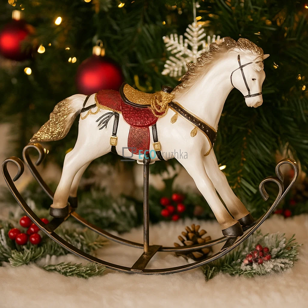 Декоративна статуетка «Конячка‑гойдалка» 22 см (218-279) Декоративна статуетка «Конячка‑гойдалка» 22 см (218-279)