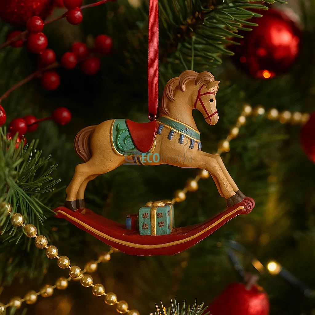 Декоративна підвіска «Конячка‑гойдалка» 8,5 см (838-559)