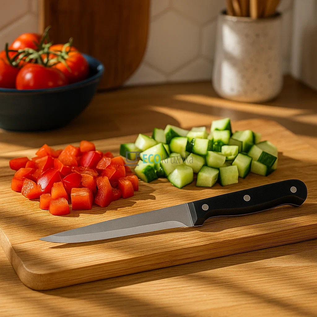 Кухонний ніж для обробки м’яса та кісток 14.5 см з бакелітовою ручкою Kamille KM-5106