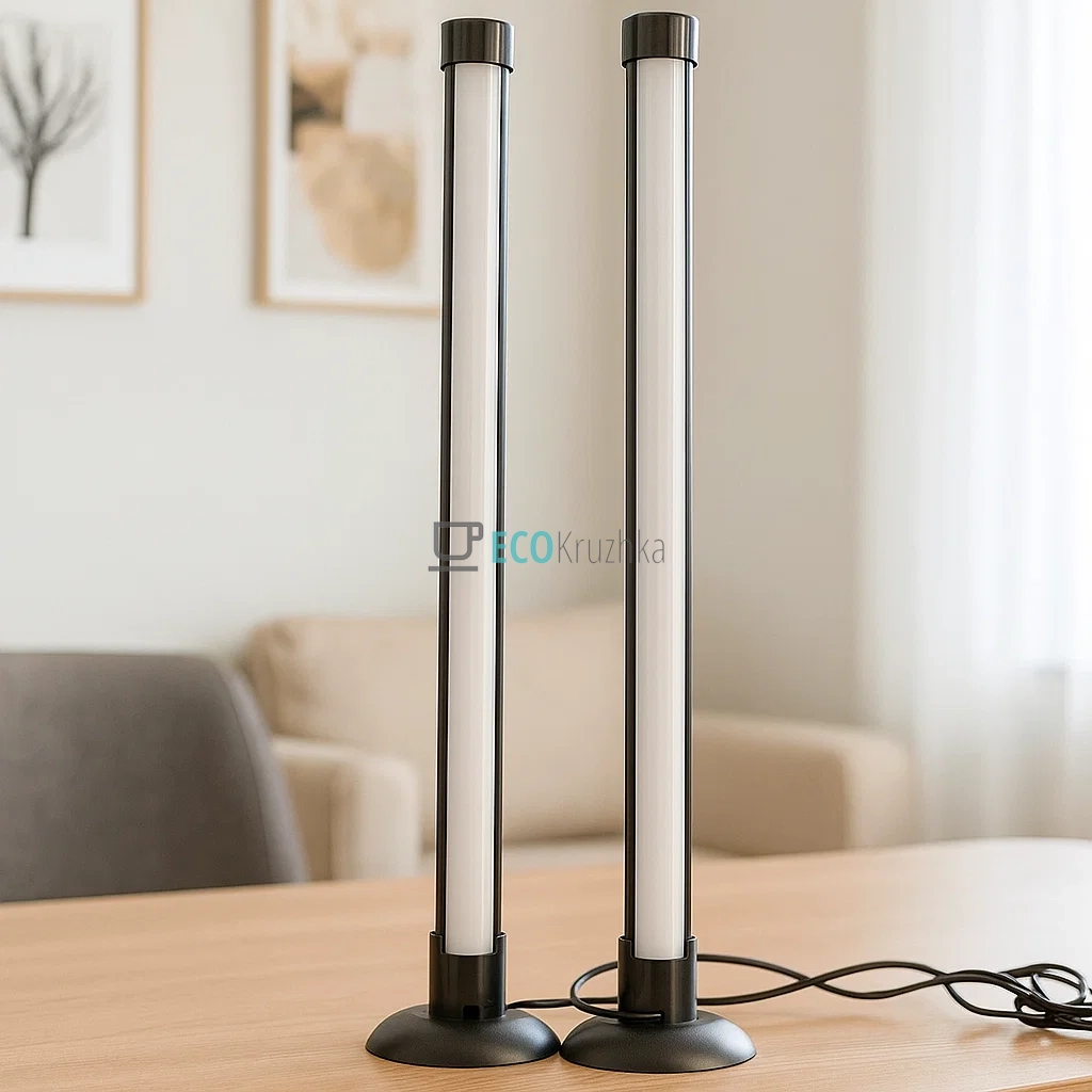 Набір RGB LED панелей 24 см ×2 зі Smart‑контролем і пультом (JU-8258) Набір RGB LED панелей 24 см ×2 зі Smart‑контролем і пультом (JU-8258)