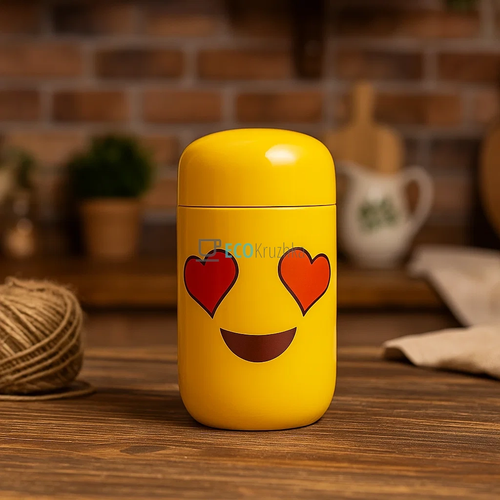 Дитячий термос для їжі 200мл Жовтий (80601-2) Дитячий термос для їжі 200мл Жовтий (80601-2)