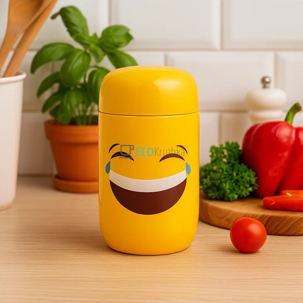 Дитячий термос для їжі 200мл Жовтий (80601-3) Дитячий термос для їжі 200мл Жовтий (80601-3)