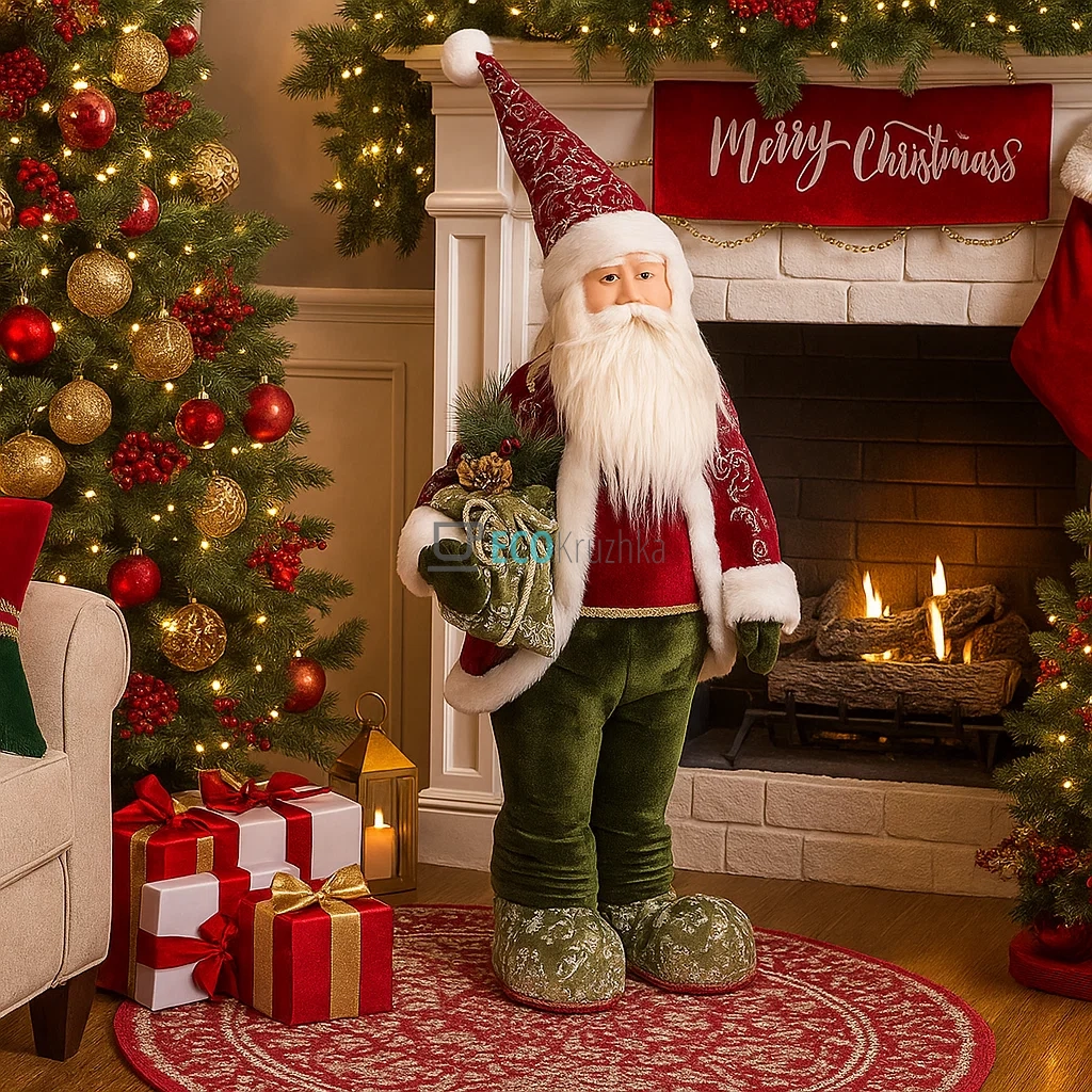 Декоративна фігура Санта 88 см (815-175)