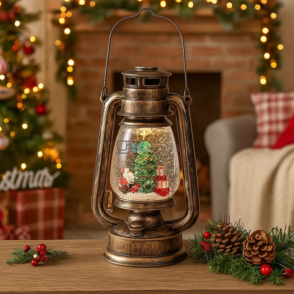 Декоративний LED‑ліхтар “Санта з подарунками” 26 см (919-003) Декоративний LED‑ліхтар “Санта з подарунками” 26 см (919-003)