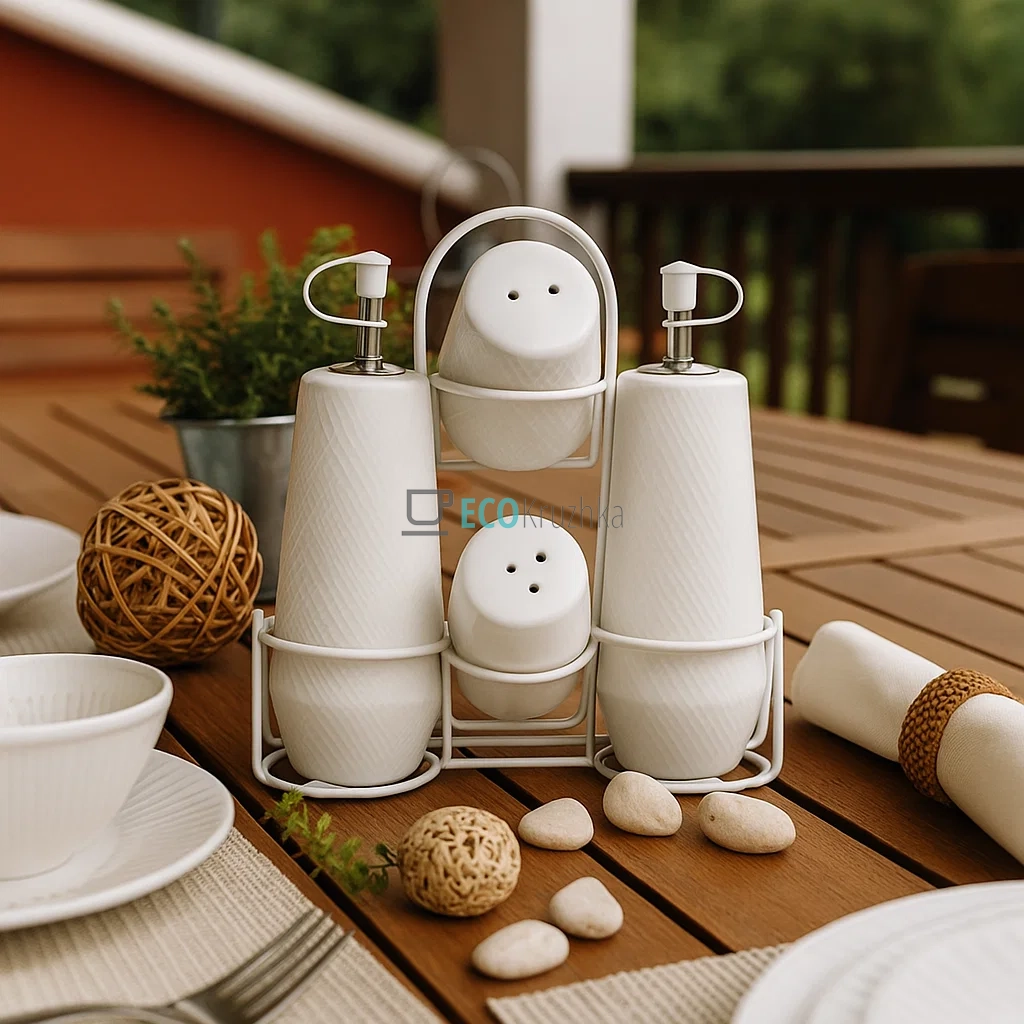 Набір для спецій 5-ти предмений "White" Maestro MR-20002-04S