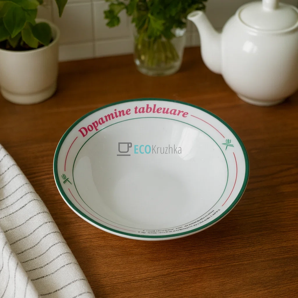 Тарілка супова порцелянова Dopamine 16.5 см (7777-3) Тарілка супова порцелянова Dopamine 16.5 см (7777-3)