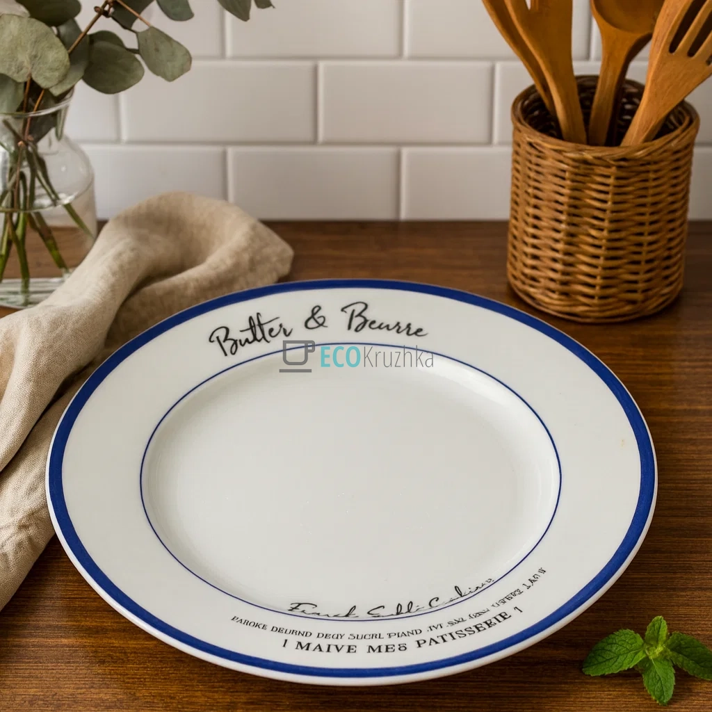 Обідня порцелянова тарілка France 23 см (7777-2) Обідня порцелянова тарілка France 23 см (7777-2)