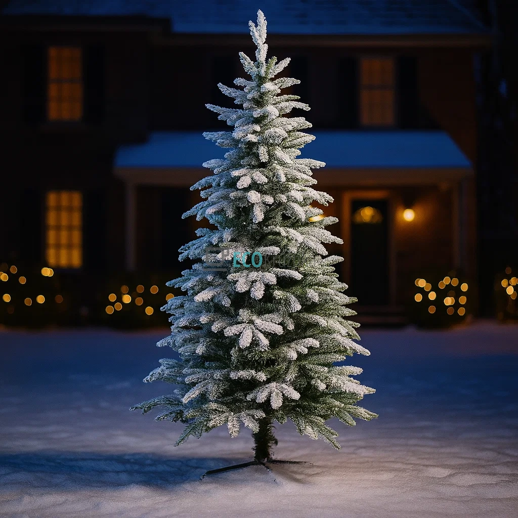 Штучна ялинка "Різдвяна" 152 см, на металевій підставці, 1087 гілок, пишна новорічна ялинка 840-158