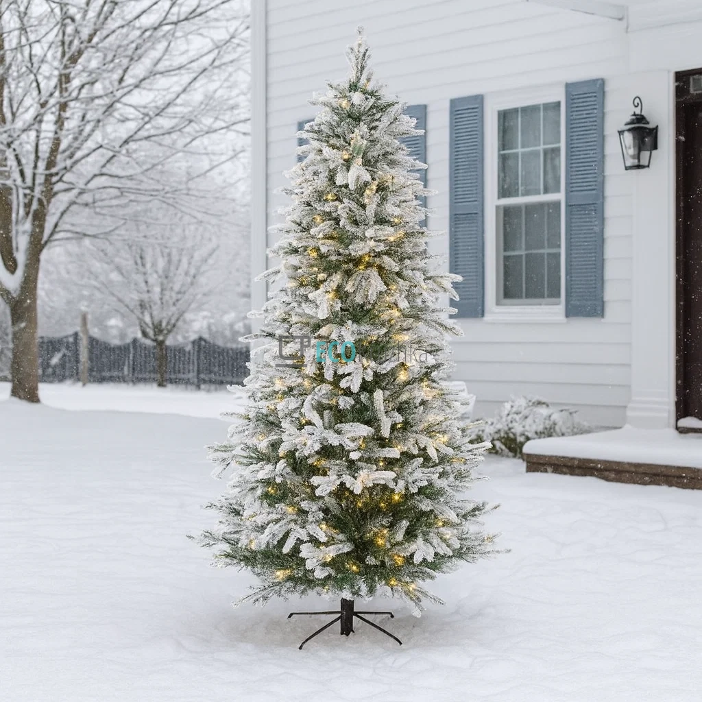 Штучна ялинка "Лібера" 228 см, 2050 гілок, 500 LED вогнів, тепле біле світло, пишна новорічна ялинка 840-240