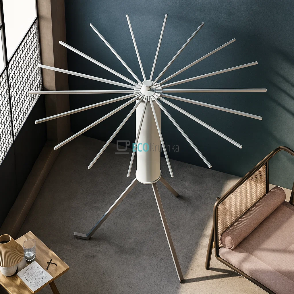 Складана переносна сушарка‑тринога 3 в 1 для білизни (JU-3069) Складана переносна сушарка‑тринога 3 в 1 для білизни (JU-3069)